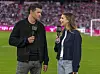 Michael Ballack und Laura Wontorra im Gespräch