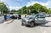Die Unfallstelle in Hamburg-Barmbek.