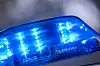Das Blaulicht eines Polizeiautos (Symbolbild)
