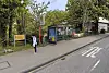 Die Bushaltestelle Bostelbek