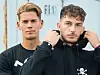 Dennis Smarsch (l.) und Leart Paqarada wechseln zum FC St. Pauli.