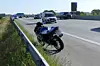 Mit diesem Suzuki-Motorrad war der 39-Jährige unterwegs.