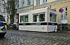 Der Polizeicontainer in einer Hamburger Nebenstraße. Den genauen Standort veröffentlichen wir aus Sicherheitsgründen nicht.