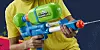 Die Super Soaker Wasserpistole XP100 ist eine Anlehnung an das Design der allerersten Super Soaker SS50 von 1990.