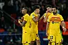 Die Barca-Profis um Kapitän Gündoğan bejubeln ein Tor.