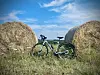 Hier ist das grüne Gravelbike des MOPO-Mitarbeiters noch vollständig.