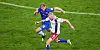 Rick van Drongelen und der HSV verloren das Hinspiel gegen Heidenheim mit 0:1.
