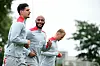 Christopher Avevor im Training mit Igor Matanovic