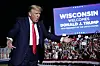 Ex-US-Präsident Donald Trump bei einer Kundgebung in Wisconsin Anfang August