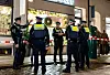 Polizeieinsatz nach dem Überfall auf einen Juwelier in der Neuen ABC-Straße.