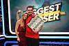 „Biggest Loser'-Gewinner Daniel und Coach Petra Arvela.