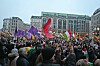 Pro-kurdische Demo in der Hamburger City.