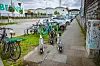 E-Scooter stehen im Weg