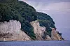 Kreidefelsen zwischen Sassnitz und Kap Arkona auf der Ostseeinsel Rügen