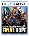 Mancini als Braveheart