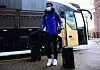 HSV-Profi Faride Alidou auf dem Weg ins Trainingslager