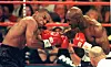 Am 28. Juni 1997 duellierten sich Evander Holyfield (r.) und Mike Tyson in der MGM Grand Garden Arena. (Archivbild)