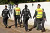Polizisten in Bogenhausen.