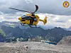 Hubschrauber im Gebirge