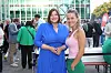 Umweltsenatorin Katharina Fegebank (Grüne) und Schauspielerin Rhea Harder-Vennewald
