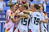 Die DFB-Frauen jubeln