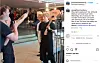 Ed Sheeran zu Besuch bei seinem Wachs-Double im Panoptikum.
