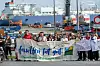 Demonstration von Fridays for Future und Jusos gegen das LNG Energie-Terminal „Deutsche Ostsee“.