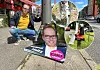 Die ganze Stadt ist übersät mit beschmierten und zerstörten Plakaten. Roland Hoitz (44) ist Parlamentarischer Geschäftsführer der CDU in Mitte und hat das so noch nicht erlebt.