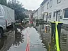 Überflutete Straßen nach einem Unwetter (Symbolfoto).