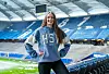 Merle Kirschstein beim HSV-Fotoshooting