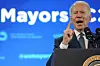 Joe Biden schimpt.