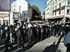 Polizei begleitete rund 60 Rostock-Fans vom Kiez.