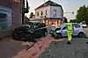 Die beiden am Unfall beteiligten Fahrzeuge wurden später abgeschleppt.