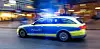 Die Polizei war mit mehreren Streifenwagen im Einsatz. Symbolfoto