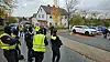 Waffen-Alarm an Schule: Die Polizei rückte mit einem Großaufgebot zum Gymnasium in Salzgitter an.