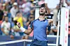 Borna Coric bejubelt seinen Sieg.