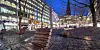 Der Gerhart-Hauptmann-Platz ist nicht nur im Winter abends meist menschenleer.