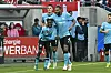 Jonathan Tah und Jérémie Frimpong jubeln
