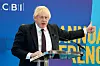 Boris Johnson, Premierminister von Großbritannien, spricht während der Jahrestagung des Industrieverbands CBI.
