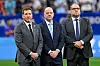 Alejandro Dominguez, Gianni Infantino und Victor Montagliani