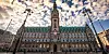 Blick auf das Hamburger Rathaus