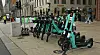 Am Jungfernstieg gibt es bereits eine Abstellfläche für E-Scooter und E-Bikes.