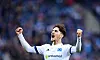 HSV-Profi Ludovit Reis bejubelt das 4:1 gegen Regensburg