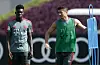 Robert Lewandowski beim Training in Doha