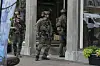 Polizisten nahe Chicago