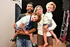 Laura Ludwig mit ihrer Familie