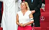 Nancy Faeser mit der „One Love“-Binde am Arm.