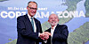 Friedrich Merz (l.) mit Brasiliens Präsident Lula de Silva in Belém, Brasilien. Merz fand die Stadt wohl schrecklich.
