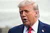 Gesicht von US-Präsident Trump