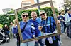 Sarah (34) aus Lüneburg, Robin (28) und Maren (38, beide aus Hamburg).